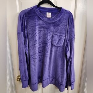 MarleyLilly Super Soft Purple Pullover Size L/XL